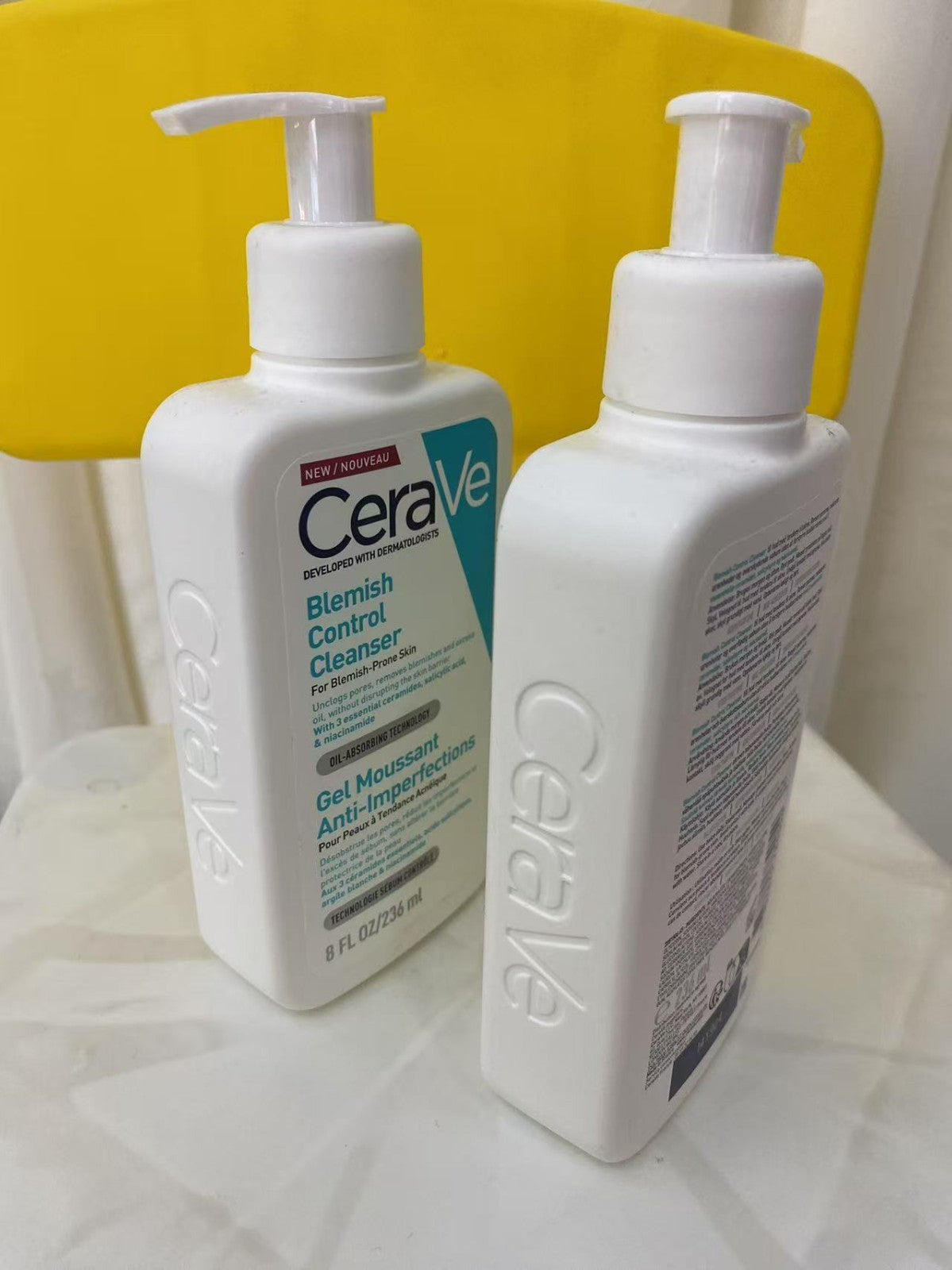 Cerave Blemish Control Face Cleanser 2X236Ml New Sealed UK