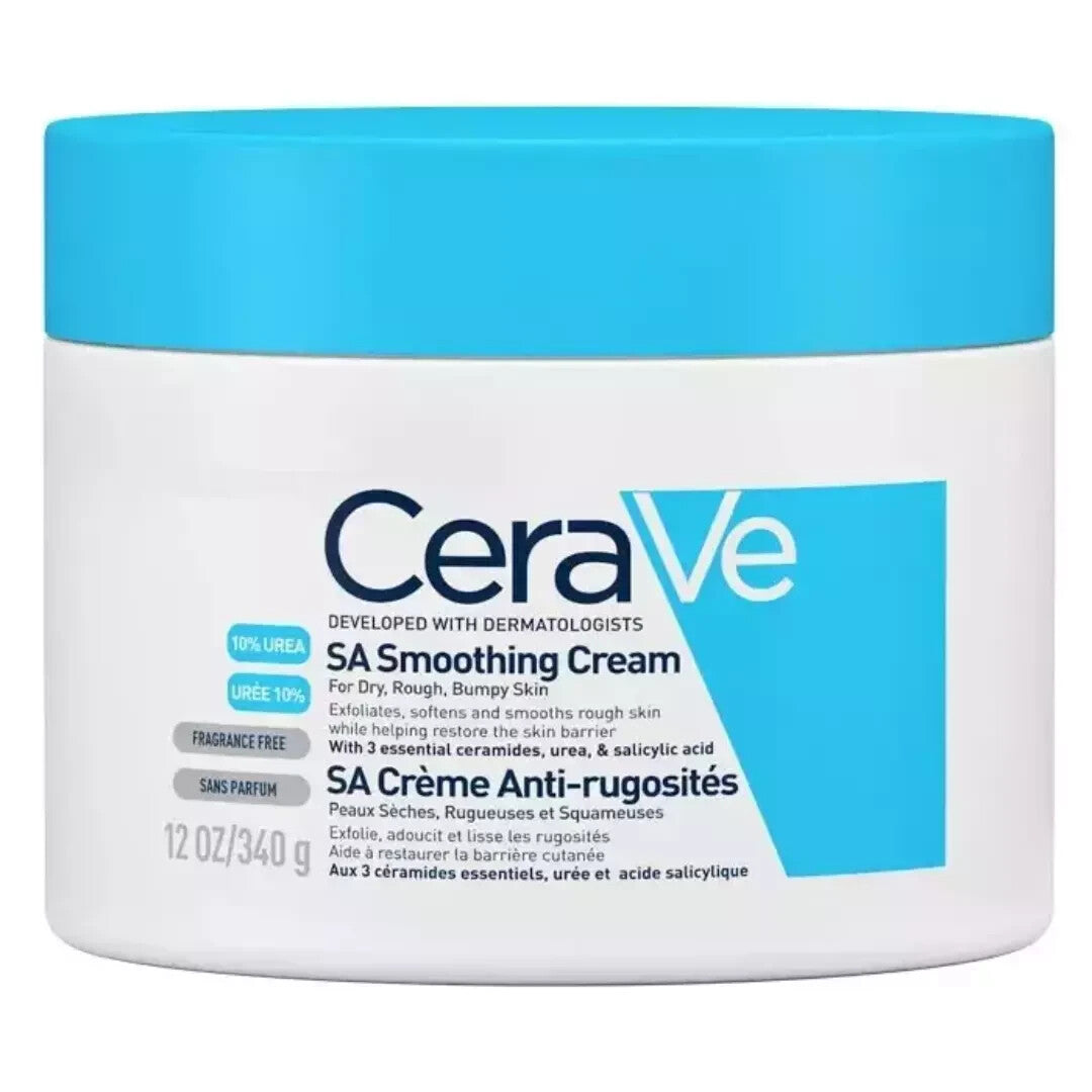 Cerave SA Smoothing Cream for Rough, Dry, and Bumpy Skin 340G
