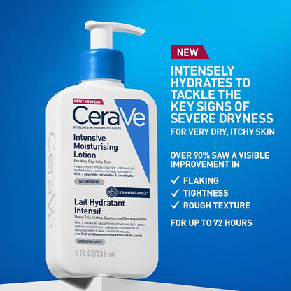 Cerave, Intensive Moisturising Lotion, with Hyaluronic Acid, 3 Essential Ceramid