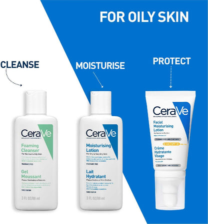 Cerave Travel Size Foaming Cleanser for Oily Skin 88Ml