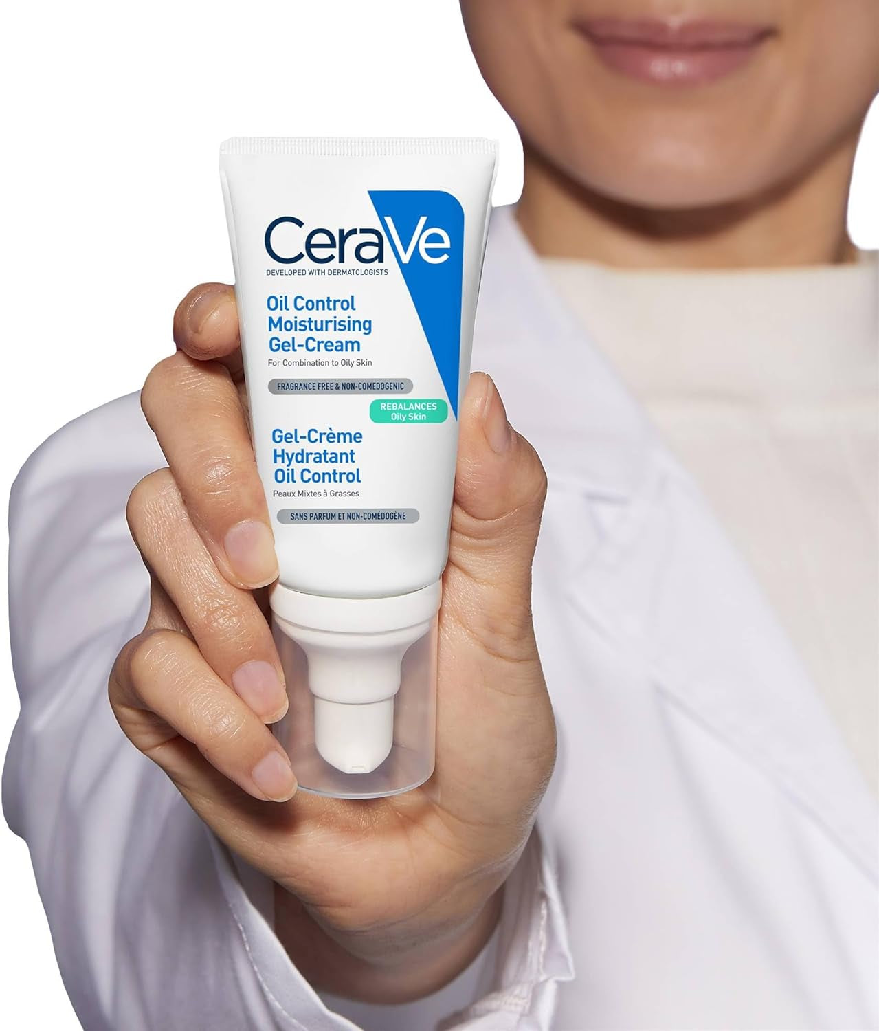 CeraVe Oil Control Gel-Cream Moisturizer with Oil Absorbing Technology and Ceramides for Combination and Oily Skin, 52ml