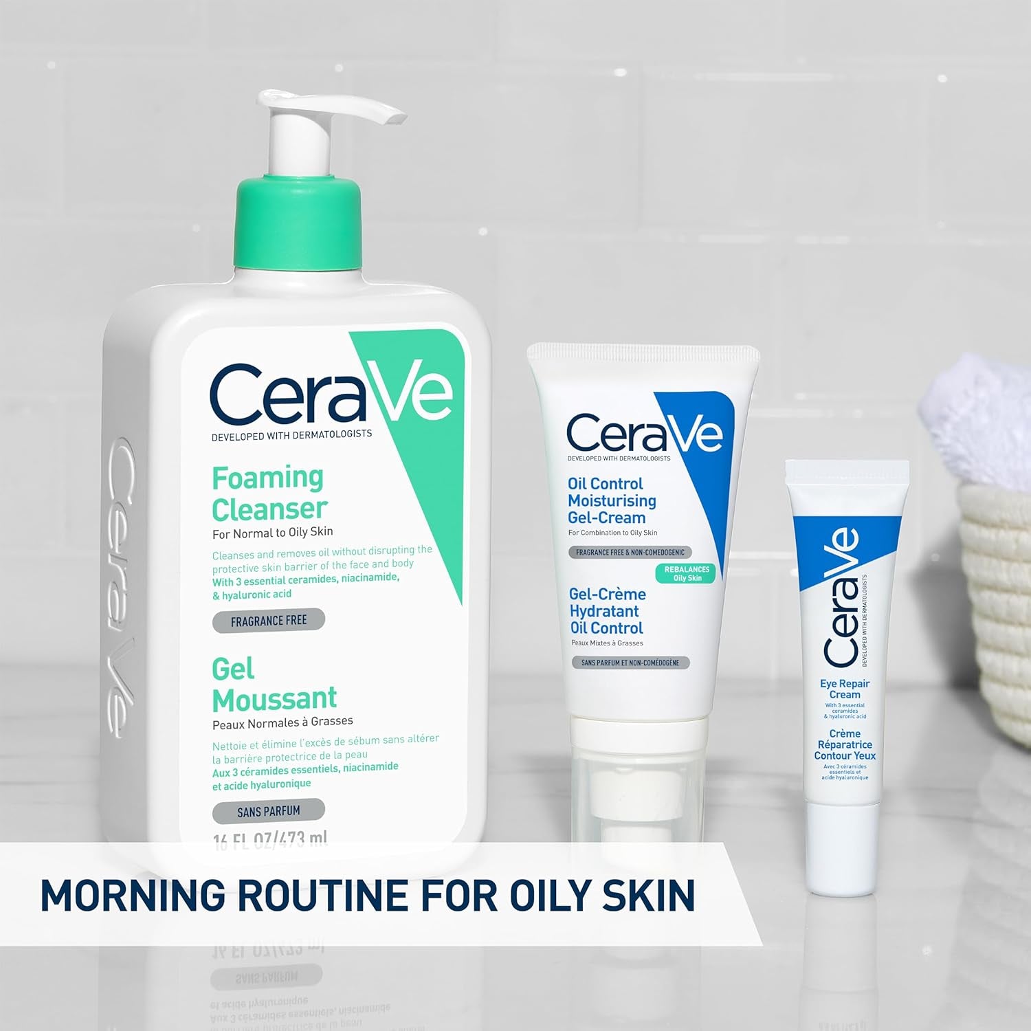 CeraVe Oil Control Gel-Cream Moisturizer with Oil Absorbing Technology and Ceramides for Combination and Oily Skin, 52ml