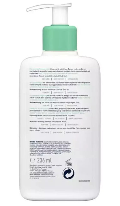 Cerave Foaming Cleanser Daily Face & Body Wash 236Ml New Sealed