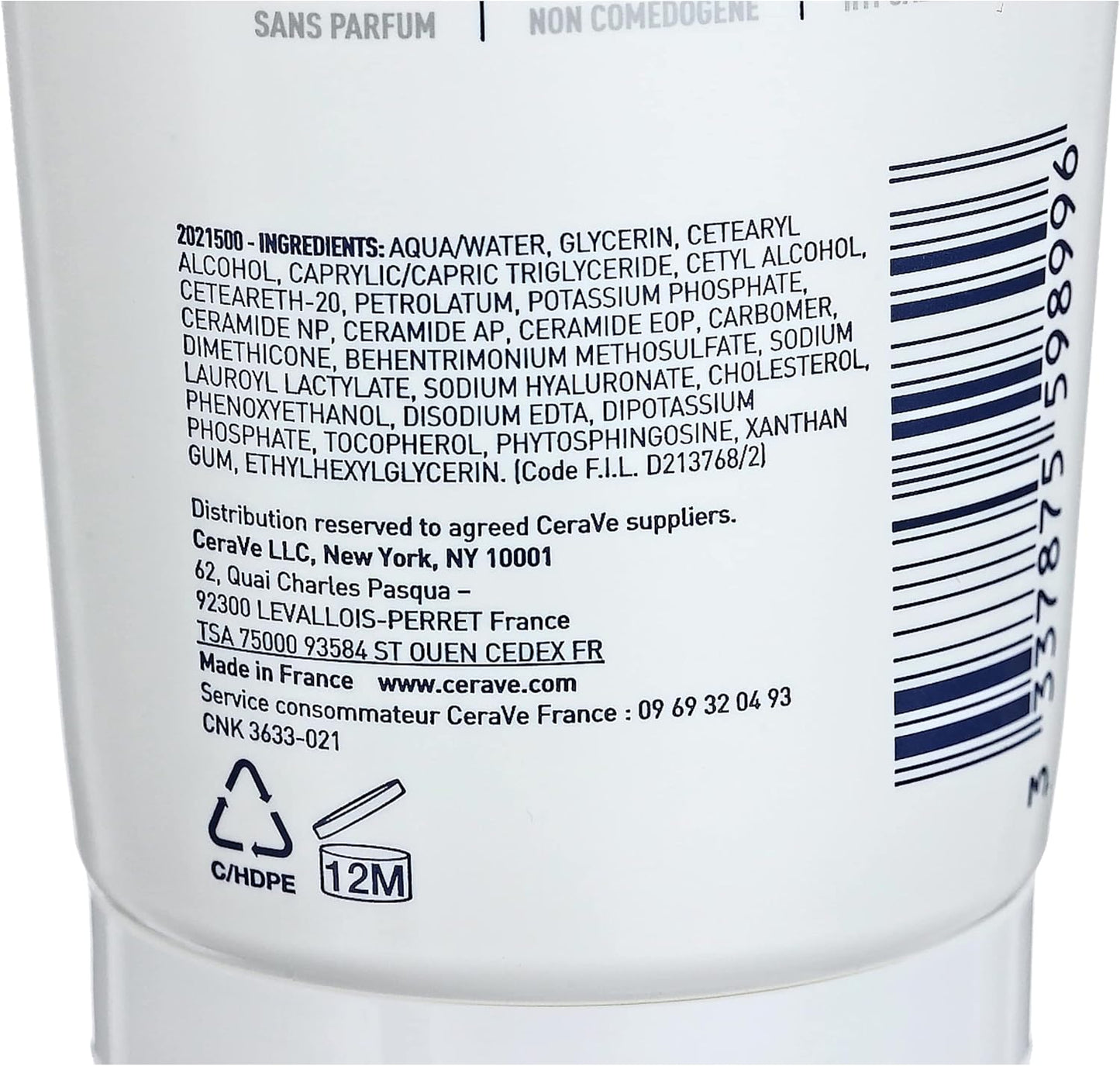 Moisturising Cream for Dry to Very Dry Skin 177Ml with Hyaluronic Acid & 3 Essential Ceramides & Foaming Cleanser for Normal to Oily Skin 236Ml with Niacinamide and 3 Essential Ceramides